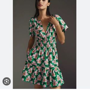 Anthropologie classic cotton mini dress